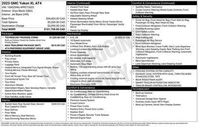 2023 GMC Yukon XL AT4