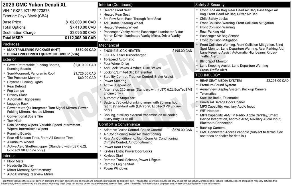 2023 GMC Yukon XL Denali