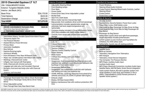 2015 Chevrolet Equinox LT