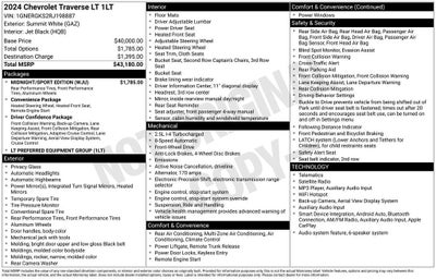 2024 Chevrolet Traverse LT