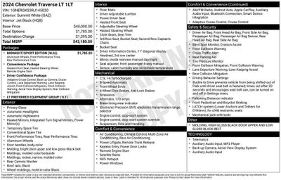 2024 Chevrolet Traverse LT