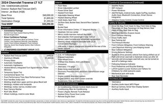 2024 Chevrolet Traverse LT