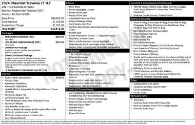 2024 Chevrolet Traverse LT