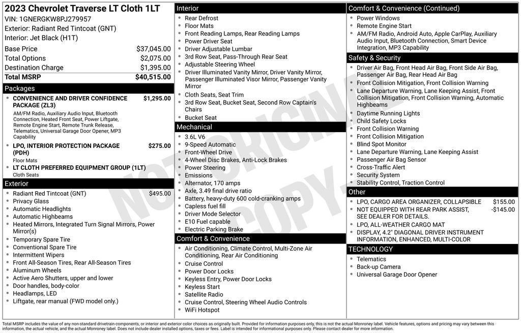 2023 Chevrolet Traverse 1LT - Photo 7