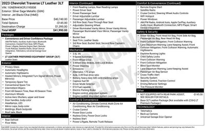 2023 Chevrolet Traverse LT Leather