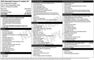 2023 Chevrolet Traverse LT Leather