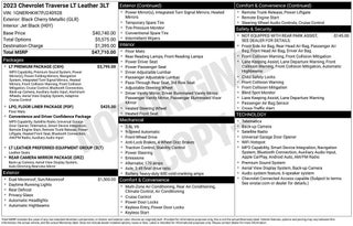 2023 Chevrolet Traverse LT Leather