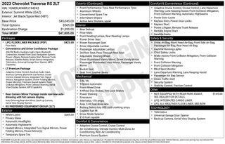 2023 Chevrolet Traverse RS