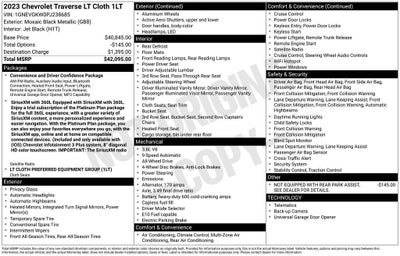 2023 Chevrolet Traverse LT Cloth