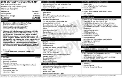 2023 Chevrolet Traverse LT Cloth