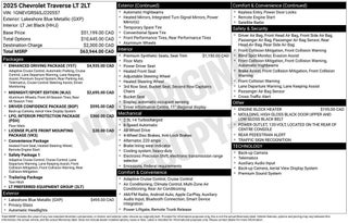 2025 Chevrolet Traverse LT