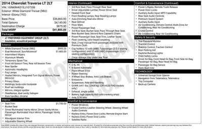 2014 Chevrolet Traverse LT