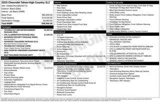 2025 Chevrolet Tahoe High Country
