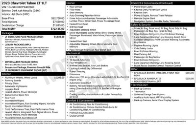 2023 Chevrolet Tahoe LT