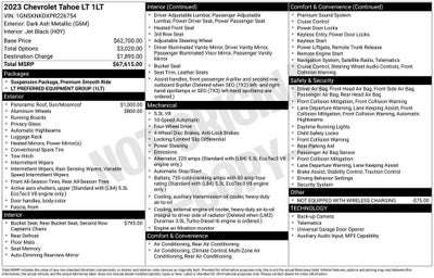 2023 Chevrolet Tahoe LT