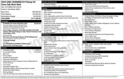 2024 GMC HUMMER EV Pickup 2X