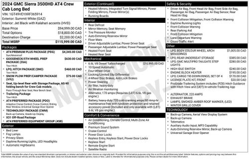 2024 GMC Sierra 3500 HD AT4
