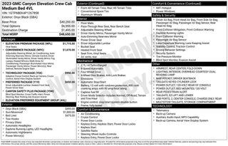 2023 GMC Canyon Elevation