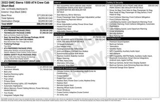 2022 GMC Sierra 1500 AT4