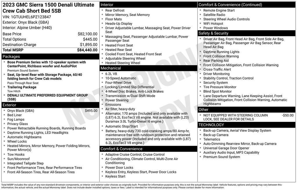 2023 GMC Sierra 1500 Denali Ultimate