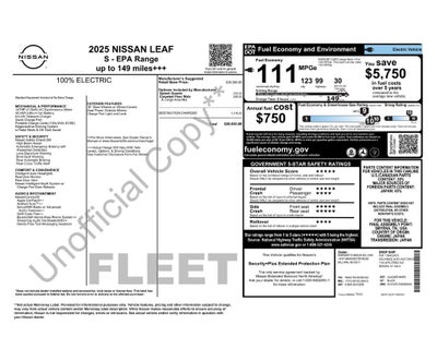 2025 Nissan LEAF S