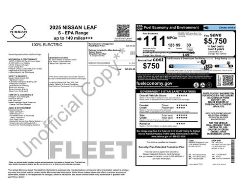 2025 Nissan LEAF S