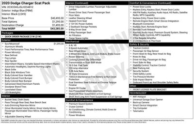 2020 Dodge Charger Scat Pack RWD