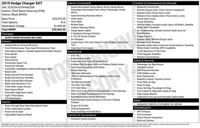 2019 Dodge Charger SXT