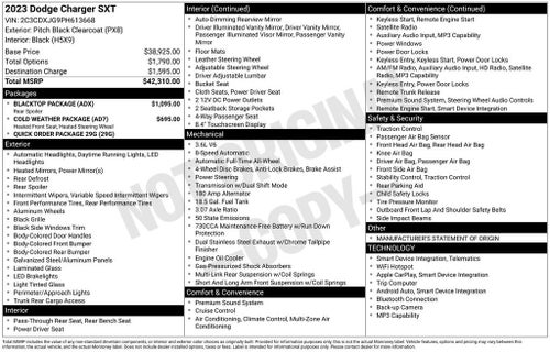2023 Dodge Charger SXT AWD