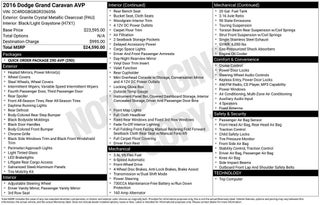 2016 Dodge Grand Caravan American Value Pkg