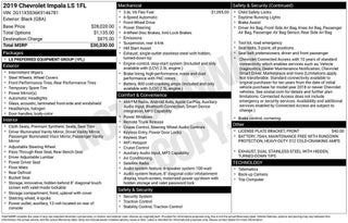 2019 Chevrolet Impala LS