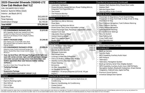 2025 Chevrolet Silverado 2500 HD LTZ