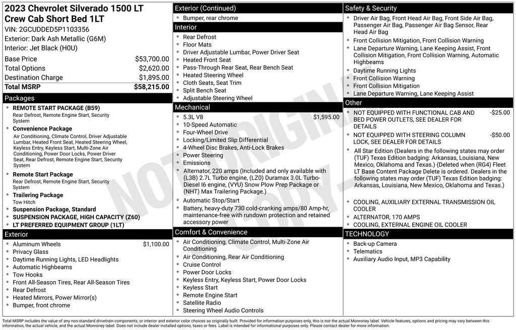 2023 Chevrolet Silverado 1500 LT