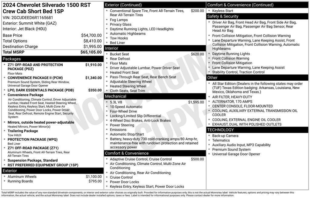 2024 Chevrolet Silverado 1500 RST