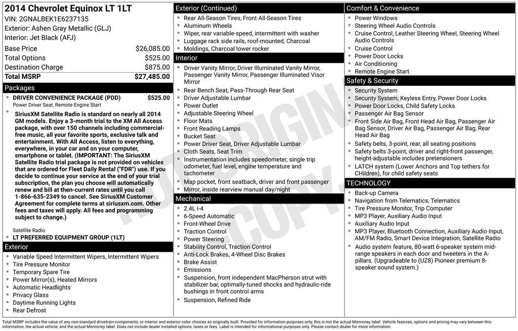 2014 Chevrolet Equinox LT