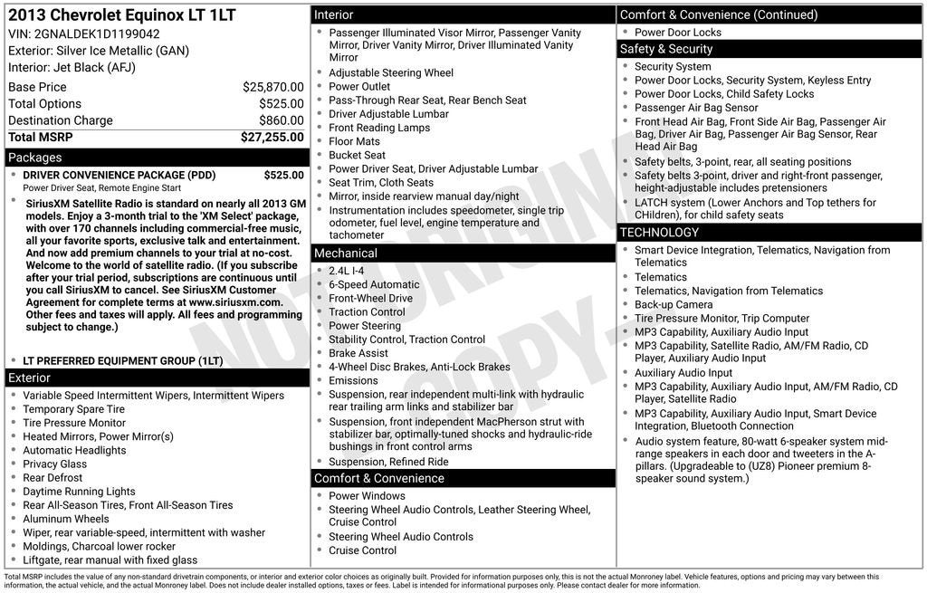 2013 Chevrolet Equinox LT