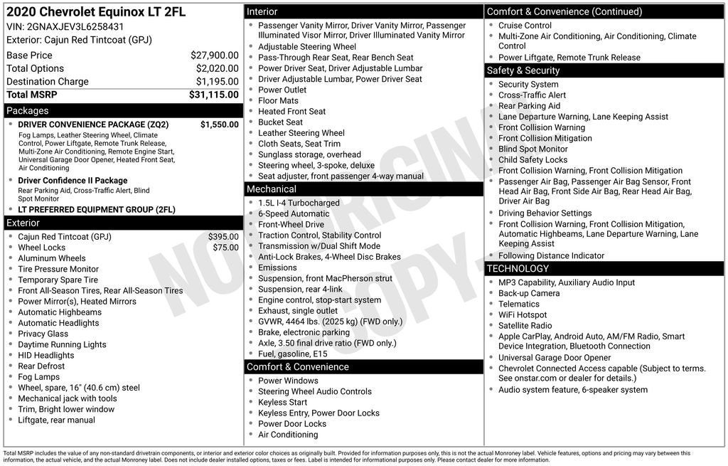 2020 Chevrolet Equinox LT