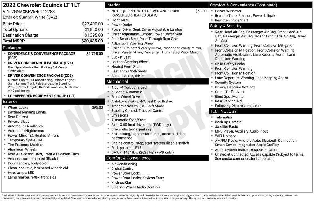 2022 Chevrolet Equinox LT