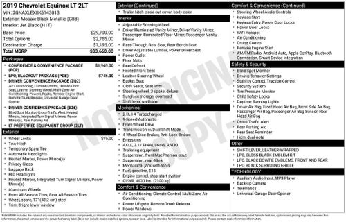 2019 Chevrolet Equinox LT