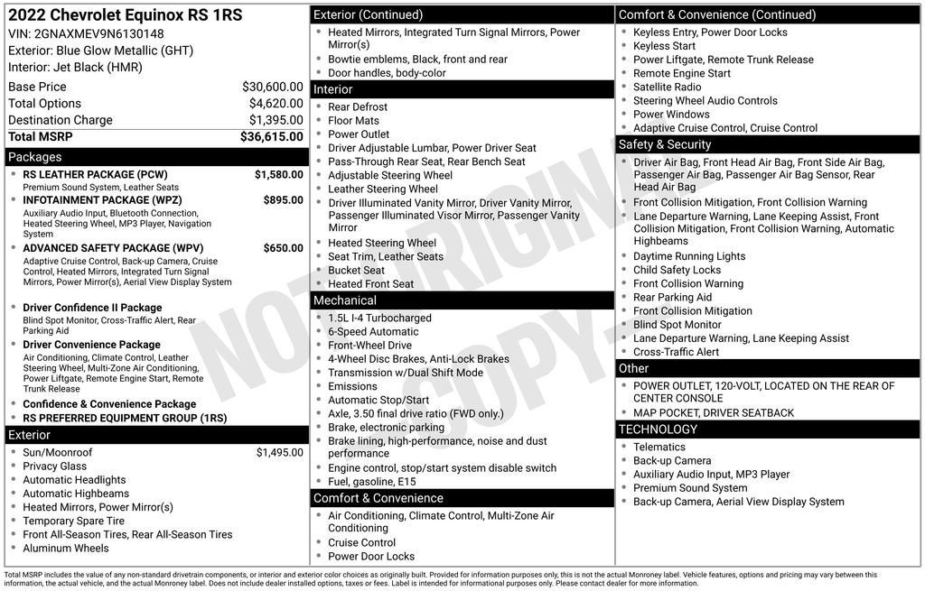 2022 Chevrolet Equinox RS