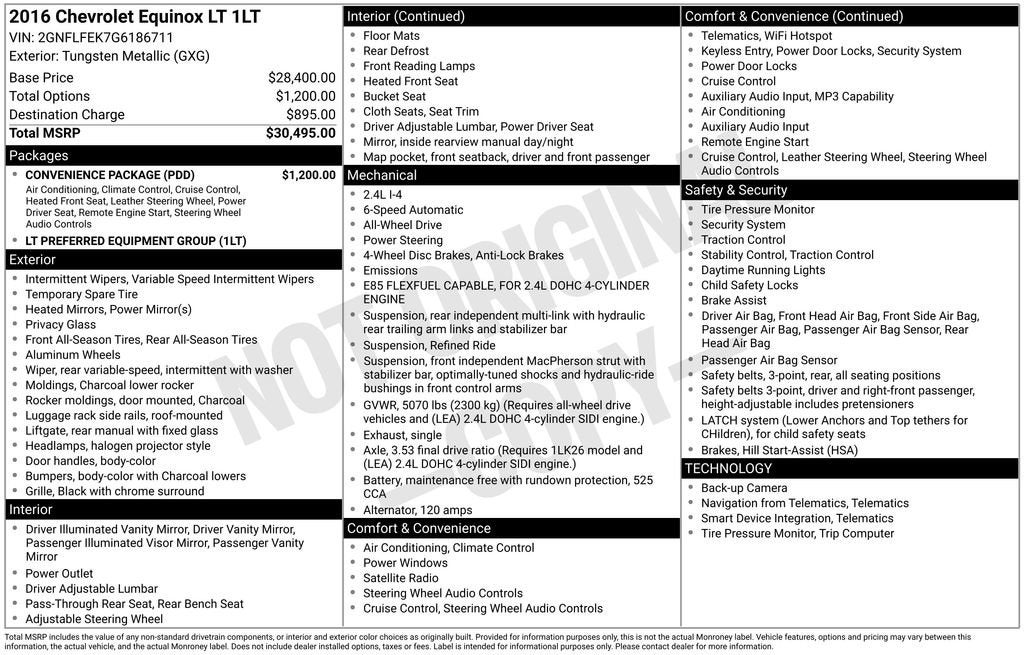 2016 Chevrolet Equinox LT