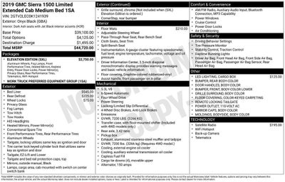 2019 GMC Sierra 1500 Limited DBL CAB 4WD