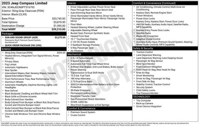 2023 Jeep Compass Limited
