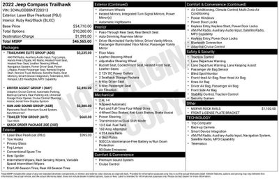2022 Jeep Compass Trailhawk 4x4