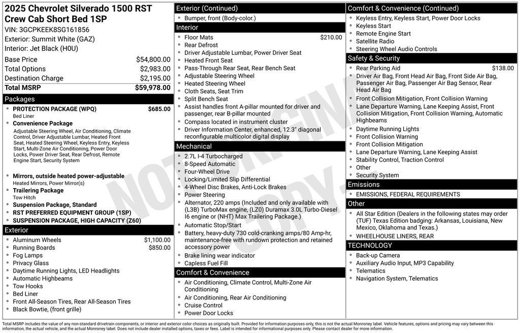 2025 Chevrolet Silverado 1500 RST