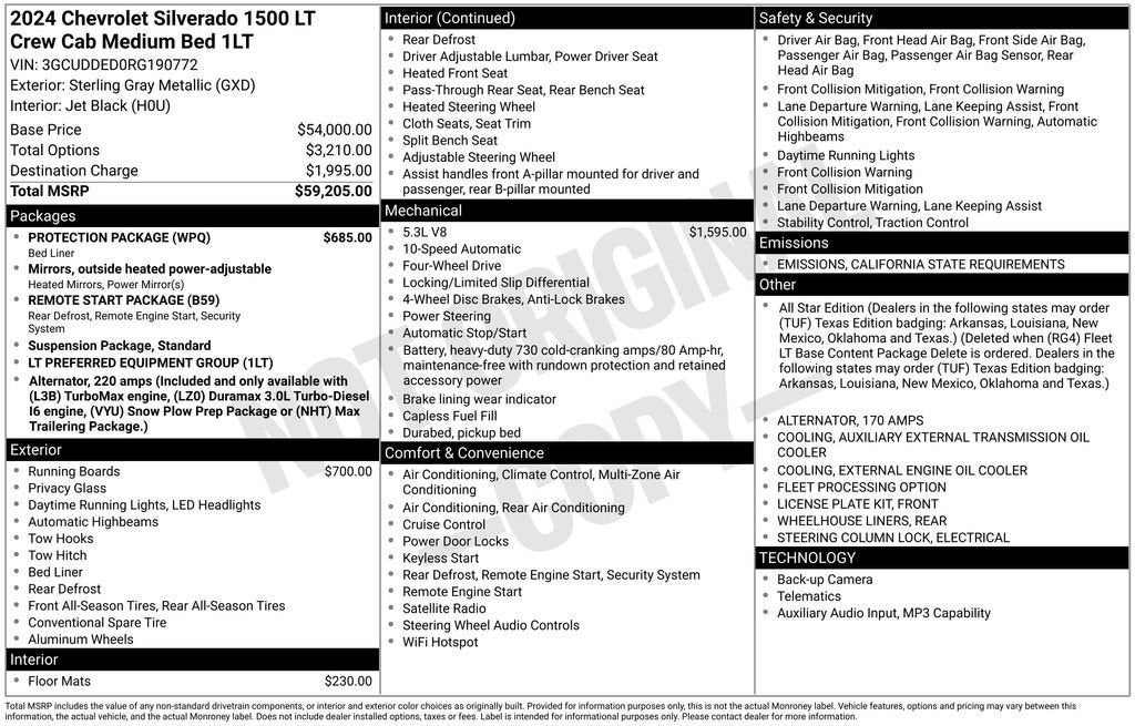 2024 Chevrolet Silverado 1500 LT