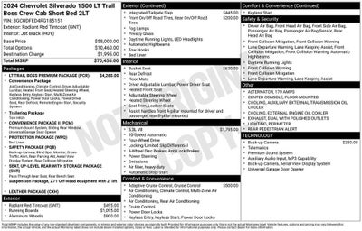 2024 Chevrolet Silverado 1500 LT Trail Boss