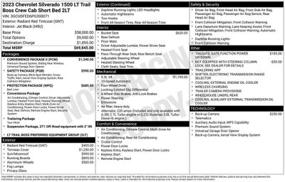2023 Chevrolet Silverado 1500 LT Trail Boss