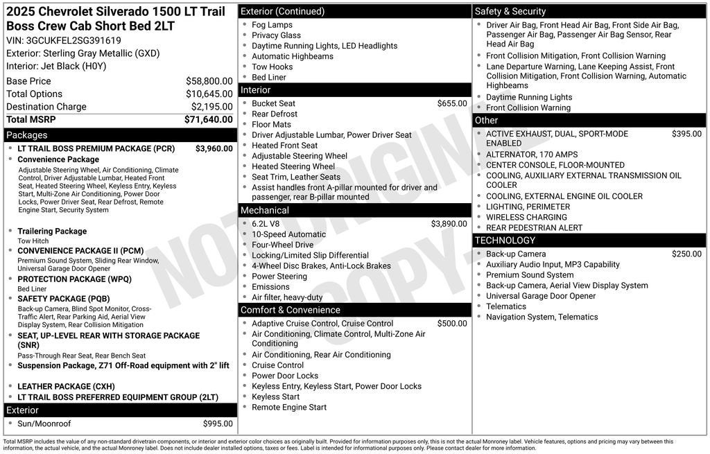 2025 Chevrolet Silverado 1500 LT Trail Boss - Photo 7