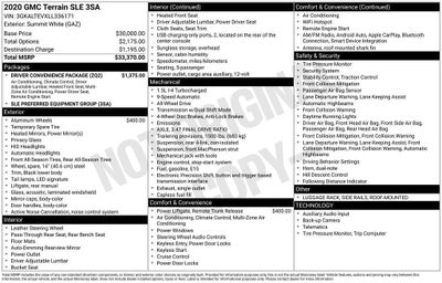 2020 GMC Terrain SLE